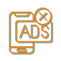 AD Block Vector Icon