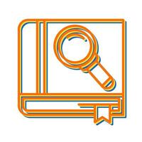 Search Book Vector Icon