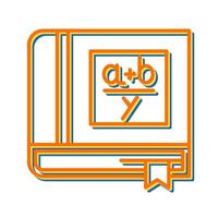 Algebra Book Vector Icon