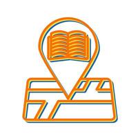 Library Location Vector Icon