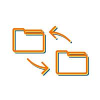 File Transfer Vector Icon