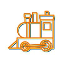 Toy Train Vector Icon