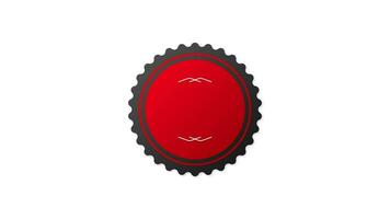 Best choice red rubber stamp on white background. Realistic object. Motion graphics. video