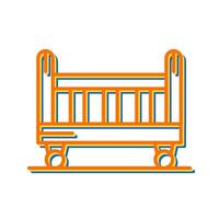 Crib Vector Icon