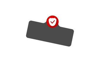 Smartphone unlocked and password notification, mobile phone security, user authorization, login, protection technology. Motion graphics. video