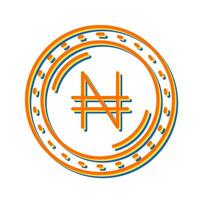 Naira Currency Vector Icon