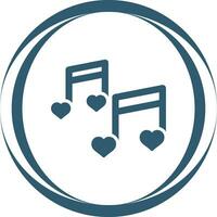 Romantic music Vector Icon