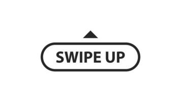 Swipe up, set of buttons for social media. Advertising and marketing in social media application. Motion graphics. video