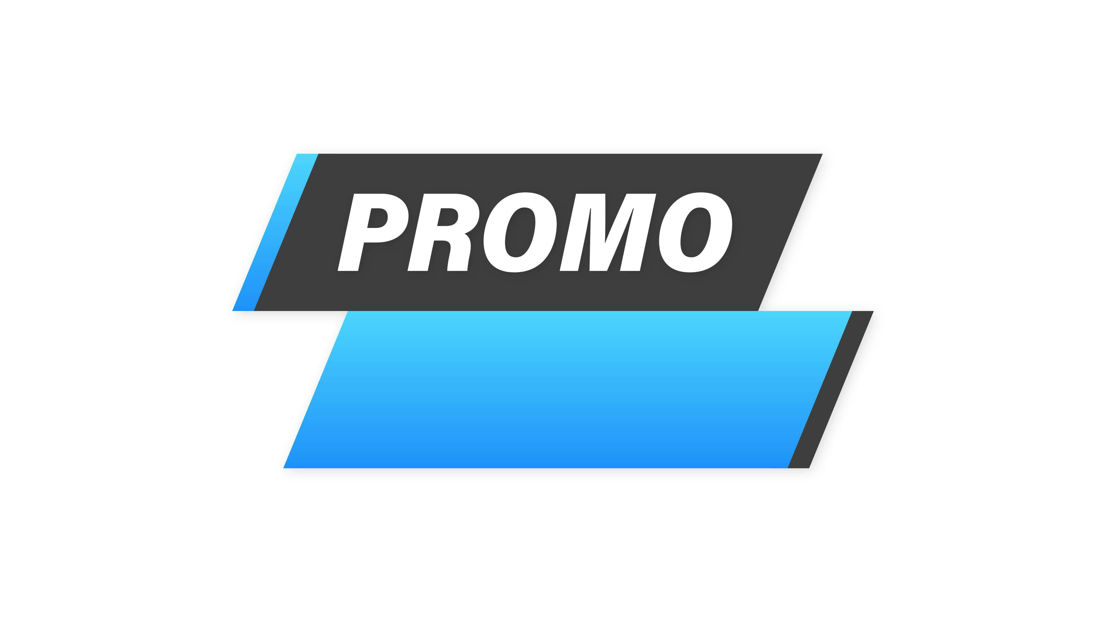 Promo code, coupon code. Flat set design illustration on white