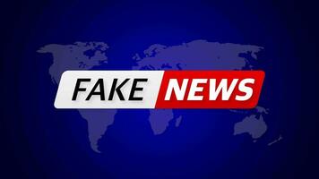 Breaking live stream fake news in abstract style on dark abstract background. Business design. Motion graphics. video