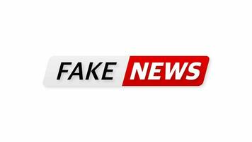 Breaking live stream fake news in abstract style on dark abstract background. Business design. Motion graphics. video