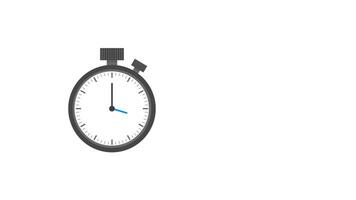 Time management concept. Time control, planning. Deadline sign with timer. Motion graphics. video