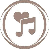 Love songs Vector Icon