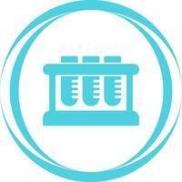 Test Tube Rack Vector Icon