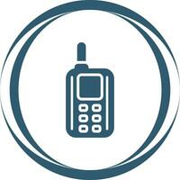 icono de vector de walkie-talkie