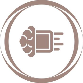 Machine Learning Vector Icon