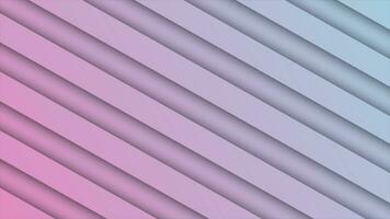 3d depth diagonal lines background, pink and blue gradient background video