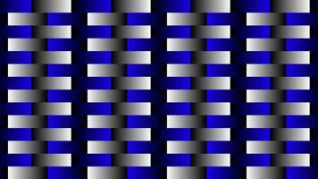 White and Blue gradient checkered background, moving stripes creating illusion background video