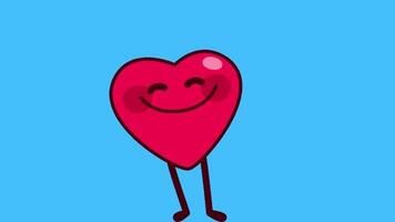 funny heart animated , valentine day video