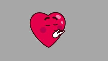 funny heart animated , valentine day video