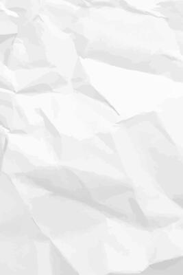 White clean crumpled paper