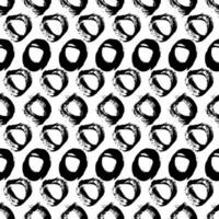Seamless pattern with sketch circles shape vector