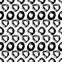 Seamless pattern with sketch circles shape vector