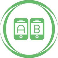 A B Testing Vector Icon