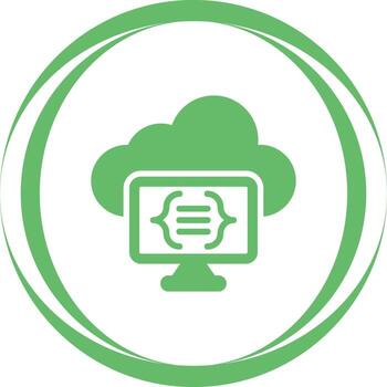 Serverless Computing Vector Icon