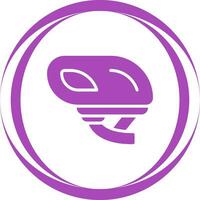 Smart Bike Helmet Vector Icon