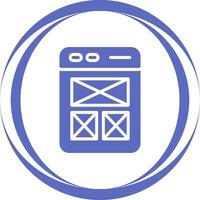 Wireframing Vector Icon