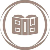 Open book with bookmark Vector Icon