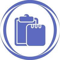 Task list with writing pad Vector Icon