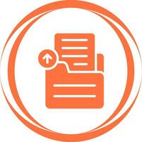 Document Upload Vector Icon