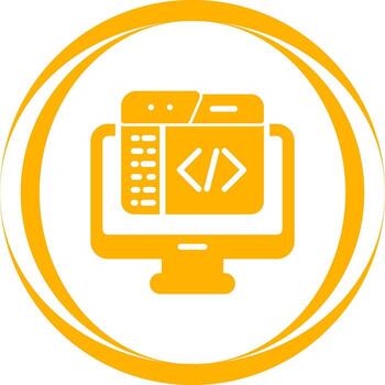 Code Editor Vector Icon