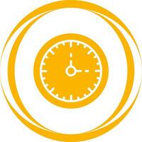 reloj Tres vector icono