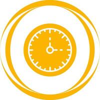 Clock Three Vector Icon