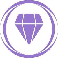 icono de vector de diamante