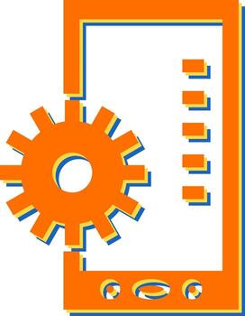 Mobile app Developing Vector Icon