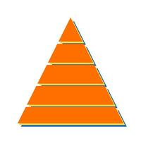 Pyramid Graph Vector Icon