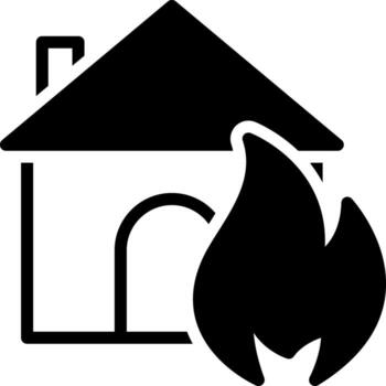 solid icon for suddenly vector