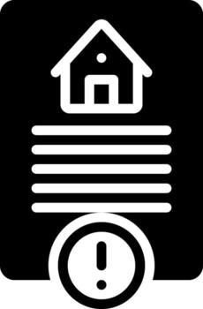 solid icon for risk vector