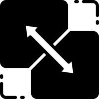 solid icon for combine vector
