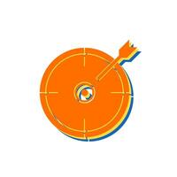 Target Location Vector Icon