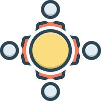 color icon for cultural vector