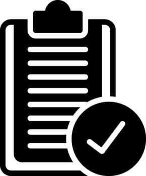 solid icon for apply vector