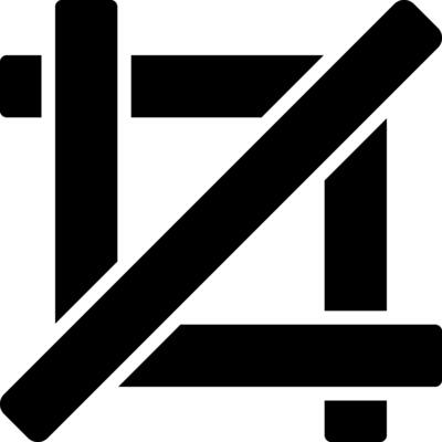 solid icon for crop