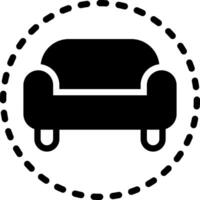 solid icon for comfortable vector