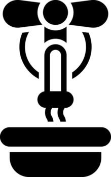 solid icon for pour vector