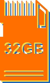 Data Storage Vector Icon